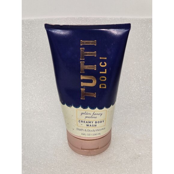 Tutti Dolci Golden Honey Praline Creamy Body Wash 8 fl oz Bath & Body Works - Picture 1 of 2